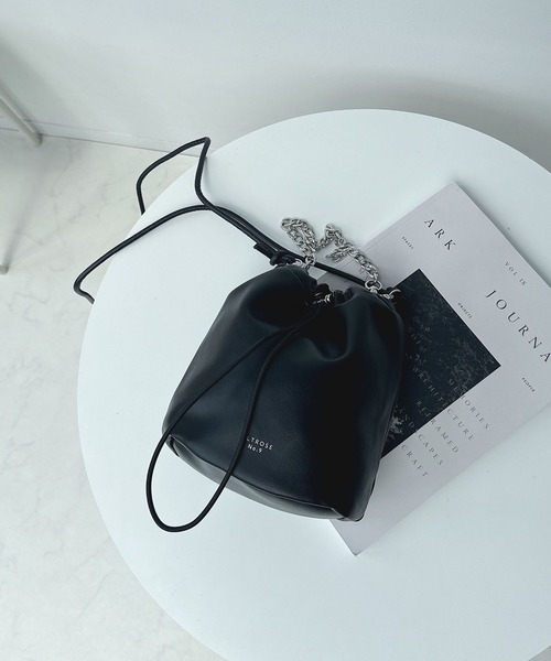 AS KNOW AS plus（アズノゥアズプラス）の「◎チェーン2WAY巾着バッグ