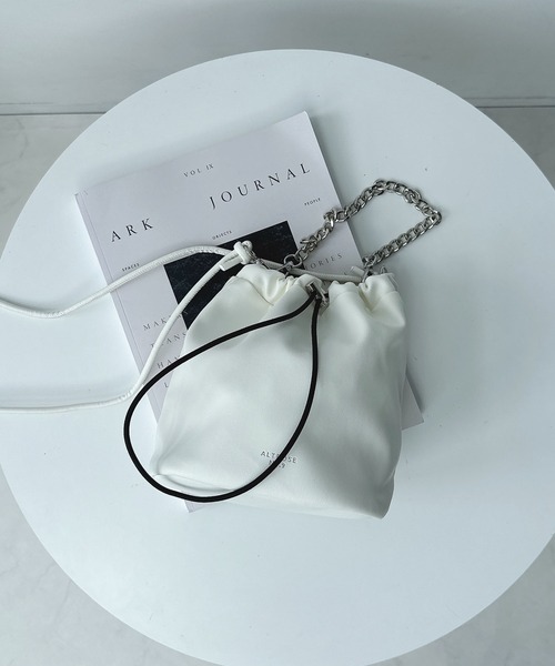 AS KNOW AS plus（アズノゥアズプラス）の「◎チェーン2WAY巾着バッグ