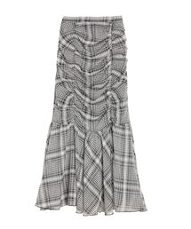 CALNAMUR | チェックギャザードマーメイドスカート(スカート)