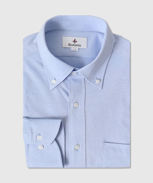 【セール】Ree&Mee ストレッチ ニット ノンアイロン ビジネス ワイシャツ(ビジネスシャツ)|Ree&Mee(リーアンドミー)