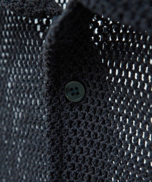 WYM LIDNM(ウィム バイ リドム)の「MESH H/S SHIRT(シャツ/ブラウス・メンズ・チャコール/アッシュブラウン/グレー系・S/M/L)」の21枚目の写真