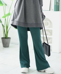 GOLDJAPAN（ゴールドジャパン）の「ストレッチテレコフレアパンツ『大きいサイズ対応』（その他パンツ）」