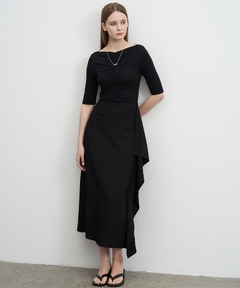 DRAPE CUT SKIRT/ドレープカットスカート（スカート）｜JOSE MOON