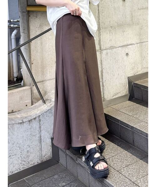 シースルーメッシュスカート[品番：MKSW0058407]｜MURUA