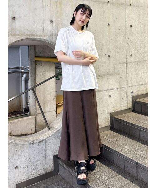 MURUA（ムルーア）の「【SET UP対応】シアーマキシスカート（スカート・レディース・ブルー/ブラウン/ブラック/アイボリー・1/2）」の17枚目の写真