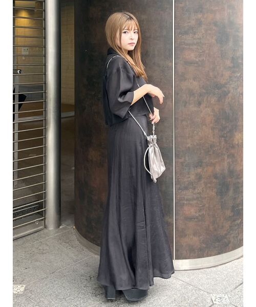 MURUA（ムルーア）の「【SET UP対応】シアーマキシスカート（スカート・レディース・ブルー/ブラウン/ブラック/アイボリー・1/2）」の19枚目の写真