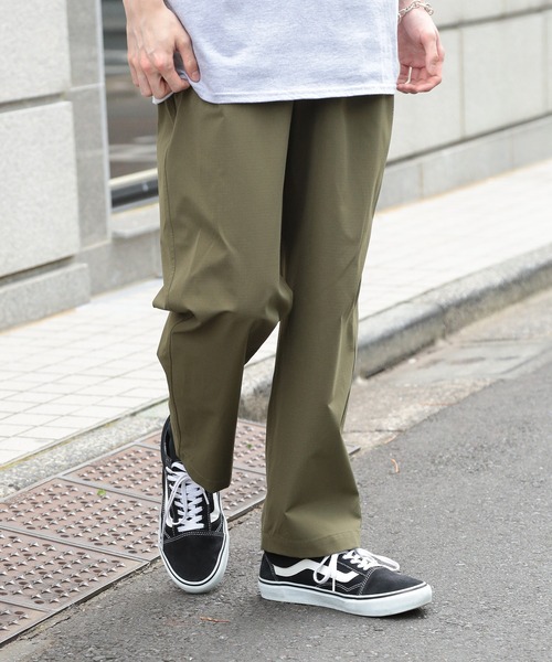 POLO BCS（ポロ ビーシーエス）の「【POLO BCS】ハイカウント　セミバギーパンツ ポロ刺繍　ウエストゴム（スウェットパンツ・レディース・ブラック/オリーブ・S/M/L/XL/XS）」の12枚目の写真