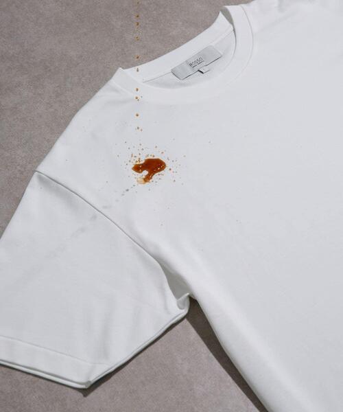 URBAN RESEARCH ROSSO MEN（アーバンリサーチロッソメン）の「『XLサイズあり』『UR TECH』防汚加工 スタンダードクルーネックTシャツ（Tシャツ/カットソー・メンズ・ネイビー/ホワイト/ブラック/グレー・SMALL/MEDIUM/LARGE/X-LARGE）」の5枚目の写真