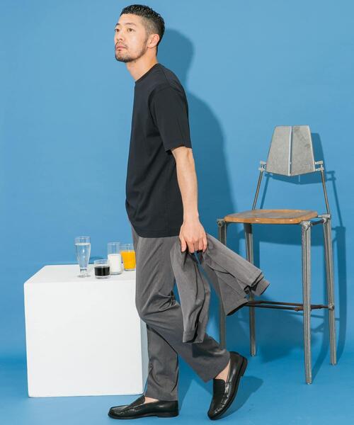 URBAN RESEARCH ROSSO MEN（アーバンリサーチロッソメン）の「『XLサイズあり』『UR TECH』防汚加工 スタンダードクルーネックTシャツ（Tシャツ/カットソー・メンズ・ネイビー/ホワイト/ブラック/グレー・SMALL/MEDIUM/LARGE/X-LARGE）」の18枚目の写真