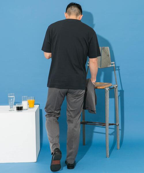 URBAN RESEARCH ROSSO MEN（アーバンリサーチロッソメン）の「『XLサイズあり』『UR TECH』防汚加工 スタンダードクルーネックTシャツ（Tシャツ/カットソー・メンズ・ネイビー/ホワイト/ブラック/グレー・SMALL/MEDIUM/LARGE/X-LARGE）」の17枚目の写真