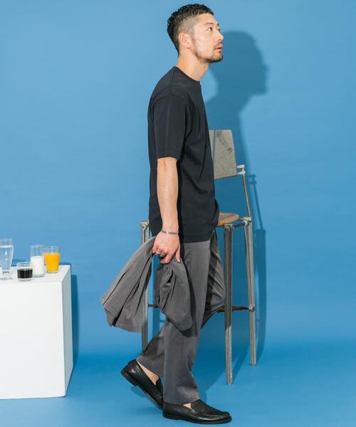 URBAN RESEARCH ROSSO MEN（アーバンリサーチロッソメン）の「『XLサイズあり』『UR TECH』防汚加工 スタンダードクルーネックTシャツ（Tシャツ/カットソー・メンズ・ネイビー/ホワイト/ブラック/グレー・SMALL/MEDIUM/LARGE/X-LARGE）」の16枚目の写真