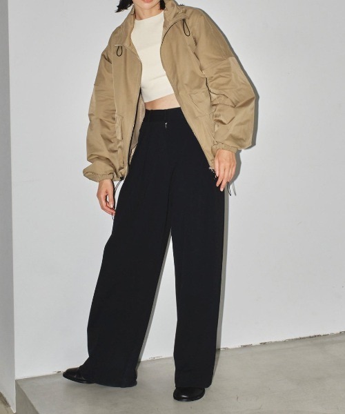 TODAYFUL（トゥデイフル）の「TODAYFUL Tuck Twill Trousers 12410707（その他パンツ・レディース・ブラック/オフホワイト/ベージュ・36/38）」の13枚目の写真