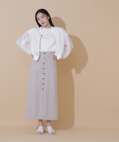 JILL by JILL STUART(ジルバイジルスチュアート)の「◇シアーチュールブルゾン(ブルゾン・レディース・ホワイト/ブラック・FREE)」の11枚目の写真