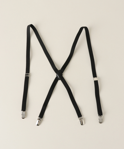 SLOBE IENA（スローブイエナ）の「ART BROWN サスペンダー 53243-2-08915（サスペンダー・レディース・アイボリー/ブラック・FREE）」の11枚目の写真