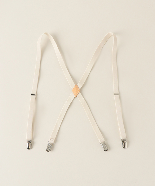 SLOBE IENA（スローブイエナ）の「ART BROWN サスペンダー 53243-2-08915（サスペンダー・レディース・アイボリー/ブラック・FREE）」の18枚目の写真