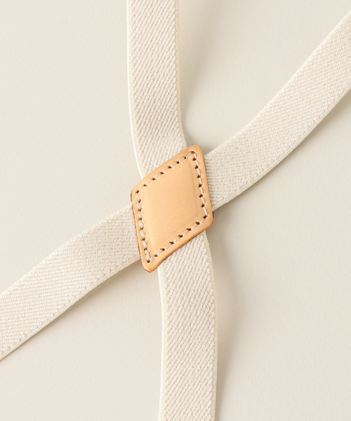 SLOBE IENA（スローブイエナ）の「ART BROWN サスペンダー 53243-2-08915（サスペンダー・レディース・アイボリー/ブラック・FREE）」の19枚目の写真