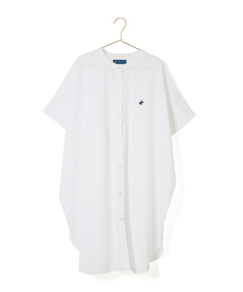 ROPE' PICNIC(ロペピクニック)の「【BEVERLY HILLS POLO CLUB】バンドカラーシャツ(シャツ/ブラウス・レディース・ブルー系その他4/ベージュ系その他/サックスブルー/ホワイト・38)」の16枚目の写真
