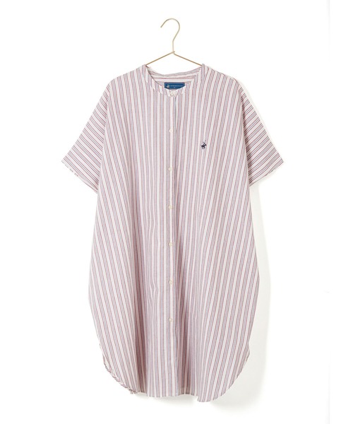 ROPE' PICNIC(ロペピクニック)の「【BEVERLY HILLS POLO CLUB】バンドカラーシャツ(シャツ/ブラウス・レディース・ブルー系その他4/ベージュ系その他/サックスブルー/ホワイト・38)」の7枚目の写真