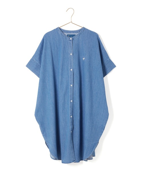 ROPE' PICNIC(ロペピクニック)の「【BEVERLY HILLS POLO CLUB】バンドカラーシャツ(シャツ/ブラウス・レディース・ブルー系その他4/ベージュ系その他/サックスブルー/ホワイト・38)」の10枚目の写真