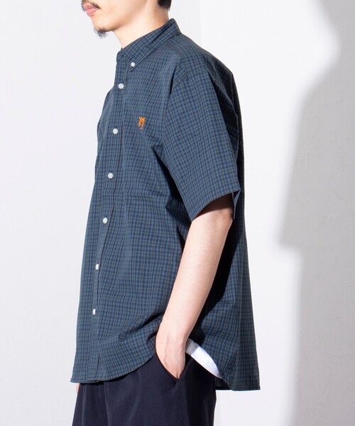 GLOSTER(グロスター)の「【GLOSTER/グロスター】BOY ASTLAD ボタンダウン 半袖シャツ (無地/チェック)(シャツ/ブラウス・メンズ・グリーン系その他/ブルー系その他/ホワイト/ミント・S/M/L)」の20枚目の写真