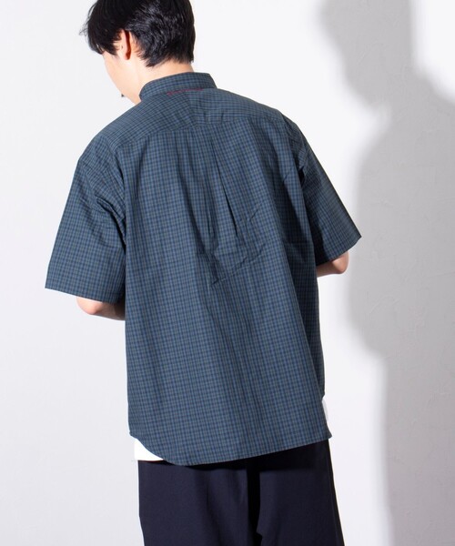 GLOSTER(グロスター)の「【GLOSTER/グロスター】BOY ASTLAD ボタンダウン 半袖シャツ (無地/チェック)(シャツ/ブラウス・メンズ・グリーン系その他/ブルー系その他/ホワイト/ミント・S/M/L)」の21枚目の写真