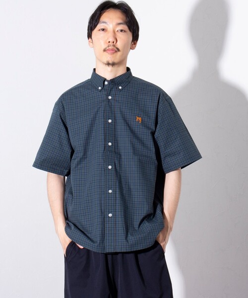 GLOSTER(グロスター)の「【GLOSTER/グロスター】BOY ASTLAD ボタンダウン 半袖シャツ (無地/チェック)(シャツ/ブラウス・メンズ・グリーン系その他/ブルー系その他/ホワイト/ミント・S/M/L)」の22枚目の写真