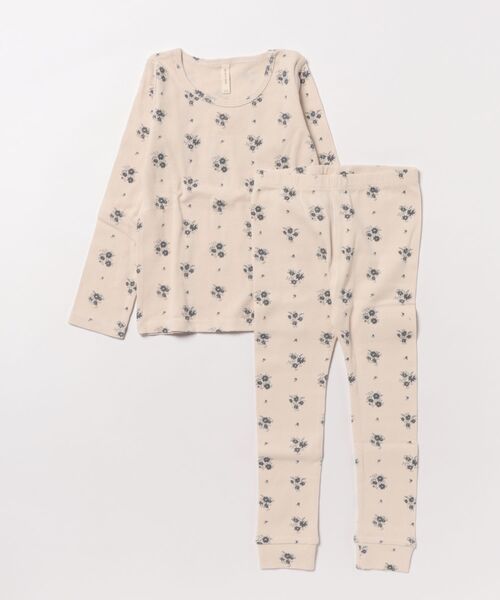 Quincy Mae Ribbed Short Sleeve Tee + Legging Set - Dinos