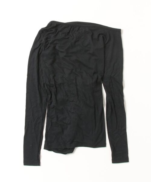 [FLARE UP]★24FW★韓国人気★2.Drape Long Sleeve FLAREUP（フレアアップ）の「韓国ブランド FLAREUP フレアアップ