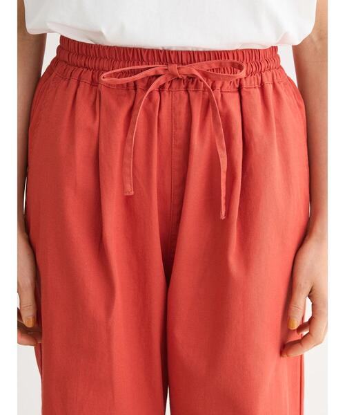Green Parks(グリーンパークス)の「イージーワイドパンツ(その他パンツ・レディース・アイボリー/レッド/インディゴブルー/ライトインディゴブルー・FREE)」の20枚目の写真