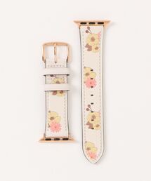 COACH（コーチ）の「「COACH/コーチ」 APPLE WATCH 専用ストラップ チョーク フローラル プリント 皮 レザー アップルウォッチ 38mm 40mm 41mm（デジタル腕時計）」