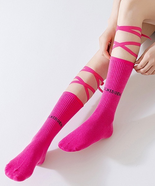 タイツ・ソックス Saint Laurent SOCKS (759376Y4H06 1000) 紐付き カラーソックス cula899（ソックス/靴下）｜c.u.l