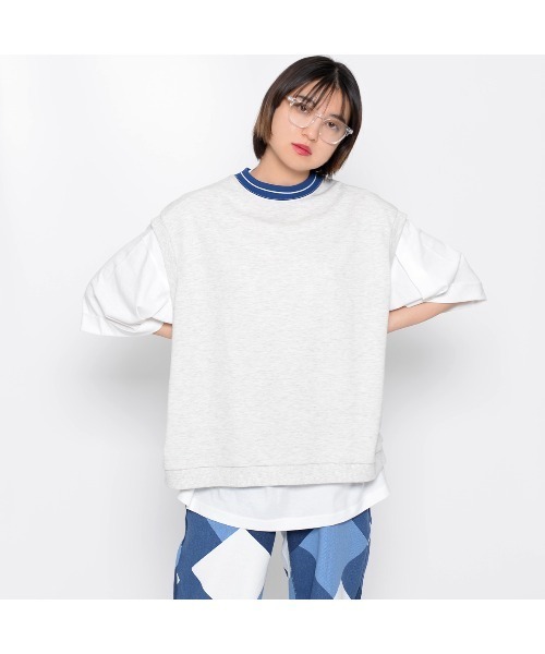 spiritoso（スピリトーゾ）の「【spiritoso】裏毛ベストセット(CP)（ベスト・レディース・杢グレー/ホワイト系/ベビーピンク/グレイッシュベージュ/スミクロ・FREE）」の9枚目の写真