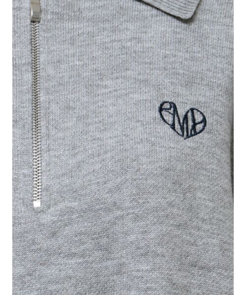 EMODA(エモダ)の「ハーフジップオーバーミニワンピース(ワンピース・レディース・ブラック/ネイビー/グレー/ミント・FREE)」の5枚目の写真