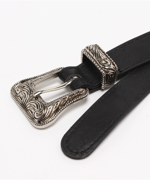 WEGO(ウィゴー)の「WEGO/エンボスバックルベルト(ベルト・レディース・キャメル/ベージュ/カーキ/ブラック・FREE)」の5枚目の写真