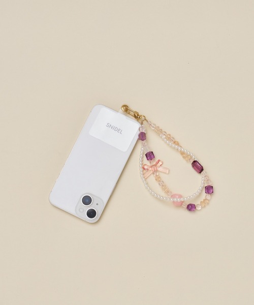 SNIDEL（スナイデル）の「バリエツイストスマホストラップ