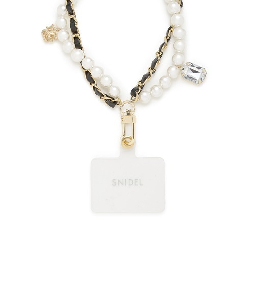 SNIDEL（スナイデル）の「バリエツイストスマホストラップ
