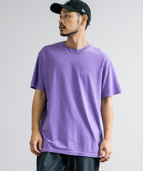 comfort colors(コンフォートカラーズ)の「COMFORT COLORS コンフォートカラーズ ルーズシルエットガーメントダイ半袖Tシャツ(Tシャツ/カットソー・メンズ・ブルー/グレー/バイオレット/ライトパープル/マスタード/チャコール/ピンク/ホワイト・L/XL/M)」の1枚目の写真