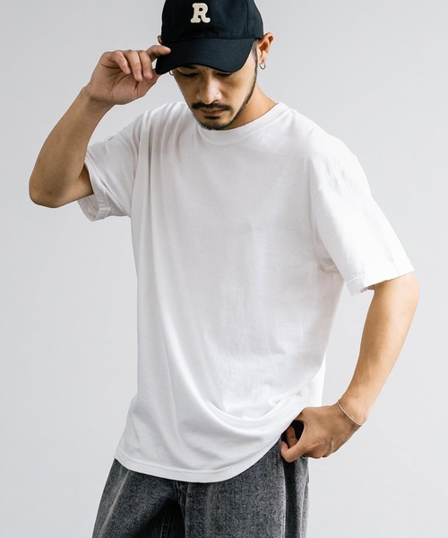 comfort colors(コンフォートカラーズ)の「COMFORT COLORS コンフォートカラーズ ルーズシルエットガーメントダイ半袖Tシャツ(Tシャツ/カットソー・メンズ・ブルー/グレー/バイオレット/ライトパープル/マスタード/チャコール/ピンク/ホワイト・L/XL/M)」の3枚目の写真
