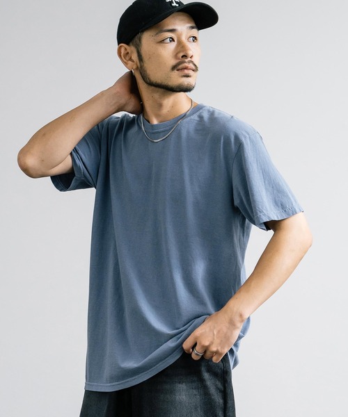 comfort colors(コンフォートカラーズ)の「COMFORT COLORS コンフォートカラーズ ルーズシルエットガーメントダイ半袖Tシャツ(Tシャツ/カットソー・メンズ・ブルー/グレー/バイオレット/ライトパープル/マスタード/チャコール/ピンク/ホワイト・L/XL/M)」の6枚目の写真
