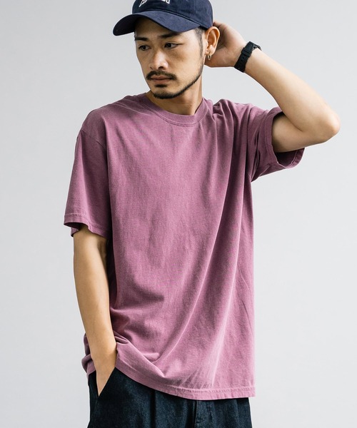 comfort colors(コンフォートカラーズ)の「COMFORT COLORS コンフォートカラーズ ルーズシルエットガーメントダイ半袖Tシャツ(Tシャツ/カットソー・メンズ・ブルー/グレー/バイオレット/ライトパープル/マスタード/チャコール/ピンク/ホワイト・L/XL/M)」の21枚目の写真
