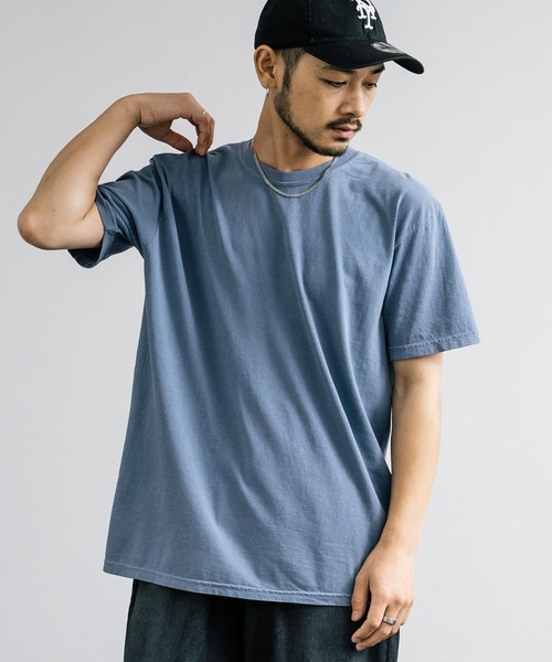 comfort colors(コンフォートカラーズ)の「COMFORT COLORS コンフォートカラーズ ルーズシルエットガーメントダイ半袖Tシャツ(Tシャツ/カットソー・メンズ・ブルー/グレー/バイオレット/ライトパープル/マスタード/チャコール/ピンク/ホワイト・L/XL/M)」の18枚目の写真