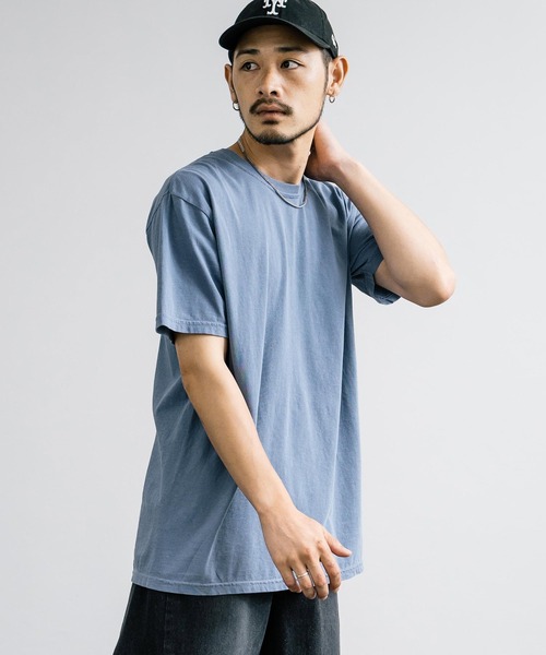 comfort colors(コンフォートカラーズ)の「COMFORT COLORS コンフォートカラーズ ルーズシルエットガーメントダイ半袖Tシャツ(Tシャツ/カットソー・メンズ・ブルー/グレー/バイオレット/ライトパープル/マスタード/チャコール/ピンク/ホワイト・L/XL/M)」の19枚目の写真