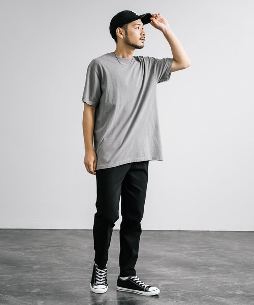 comfort colors(コンフォートカラーズ)の「COMFORT COLORS コンフォートカラーズ ルーズシルエットガーメントダイ半袖Tシャツ(Tシャツ/カットソー・メンズ・ブルー/グレー/バイオレット/ライトパープル/マスタード/チャコール/ピンク/ホワイト・L/XL/M)」の14枚目の写真