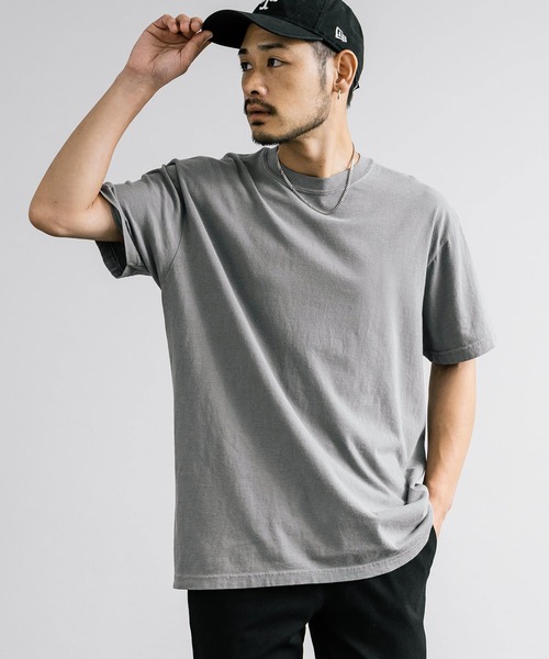 comfort colors(コンフォートカラーズ)の「COMFORT COLORS コンフォートカラーズ ルーズシルエットガーメントダイ半袖Tシャツ(Tシャツ/カットソー・メンズ・ブルー/グレー/バイオレット/ライトパープル/マスタード/チャコール/ピンク/ホワイト・L/XL/M)」の12枚目の写真