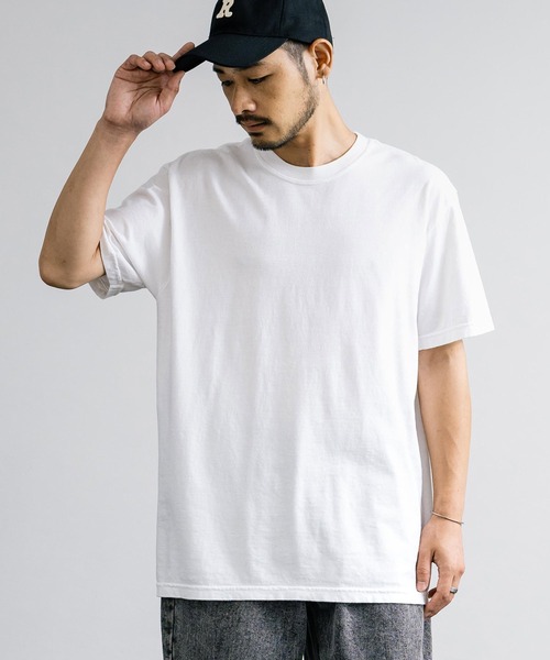comfort colors(コンフォートカラーズ)の「COMFORT COLORS コンフォートカラーズ ルーズシルエットガーメントダイ半袖Tシャツ(Tシャツ/カットソー・メンズ・ブルー/グレー/バイオレット/ライトパープル/マスタード/チャコール/ピンク/ホワイト・L/XL/M)」の10枚目の写真