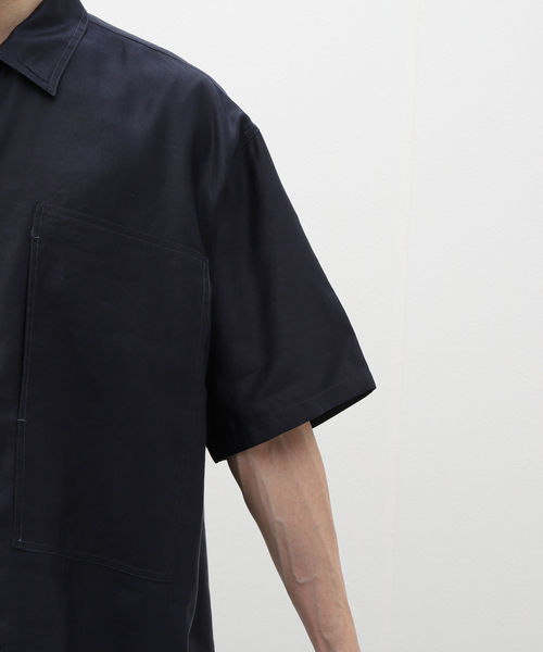 EDIFICE（エディフィス）の「スーピマ ライトモールスキン プルオーバー シャツ（シャツ/ブラウス・メンズ・ブラック/ネイビー/ホワイト・3/2）」の10枚目の写真