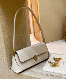 florist | フラップレザー横長ホーボーハンドバッグ/ショルダーバッグ(ハンドバッグ)