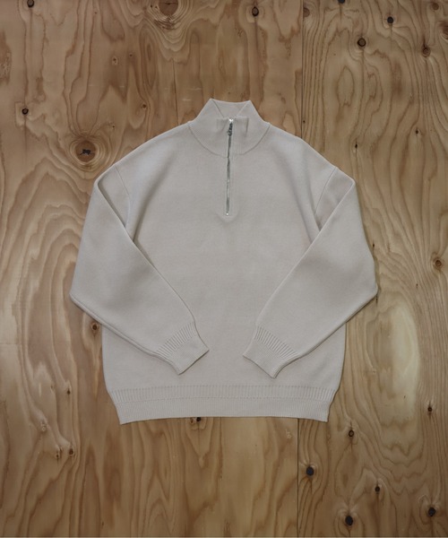 many men many mind(メニーメンメニーマインド)の「many men many mind /ウォッシャブルニットハーフZIP(ニット/セーター・メンズ・ネイビー/グレー/ブラック/アイボリー/ブラック系その他/ブラウン/ホワイト系その他・MEDIUM/LARGE/X-LARGE)」の3枚目の写真