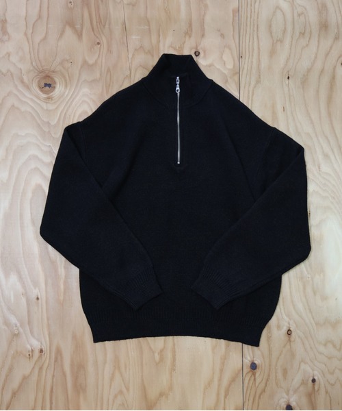 many men many mind(メニーメンメニーマインド)の「many men many mind /ウォッシャブルニットハーフZIP(ニット/セーター・メンズ・ネイビー/グレー/ブラック/アイボリー/ブラック系その他/ブラウン/ホワイト系その他・MEDIUM/LARGE/X-LARGE)」の4枚目の写真