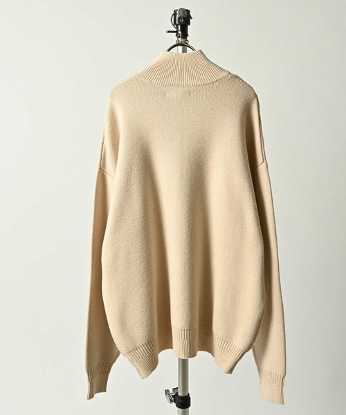 many men many mind(メニーメンメニーマインド)の「many men many mind /ウォッシャブルニットハーフZIP(ニット/セーター・メンズ・ネイビー/グレー/ブラック/アイボリー/ブラック系その他/ブラウン/ホワイト系その他・MEDIUM/LARGE/X-LARGE)」の8枚目の写真
